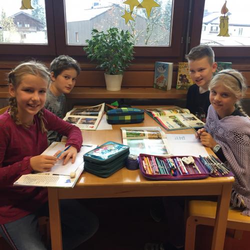 Novemberkativität Bücherei