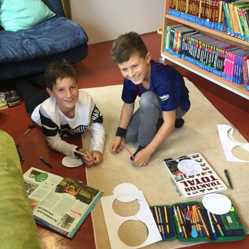 Novemberkativität Bücherei