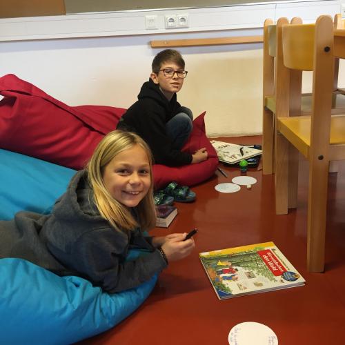 Novemberkativität Bücherei