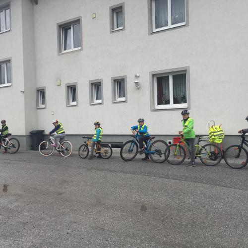 Radfahrprüfung der 4. Klassen