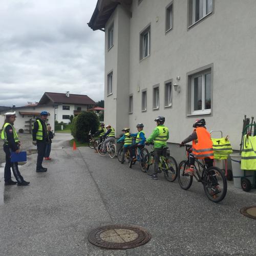 Radfahrprüfung der 4. Klassen