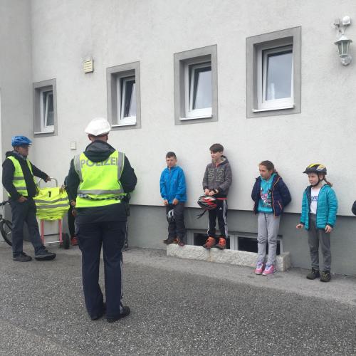 Radfahrprüfung der 4. Klassen