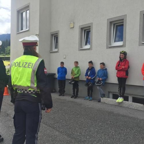 Radfahrprüfung der 4. Klassen