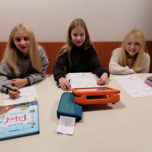 3er-Gruppe beim Kahoot-Quiz 2