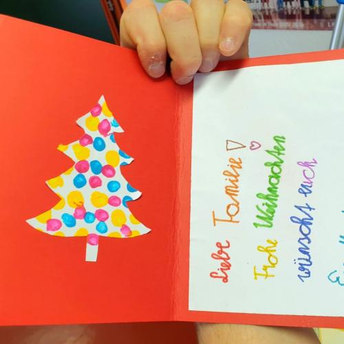 Weihnachtskarte Innenseite