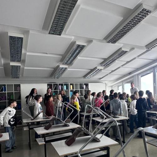 Besichtigung der Schule