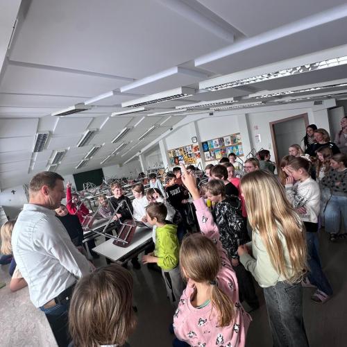 Besichtigung der Schule