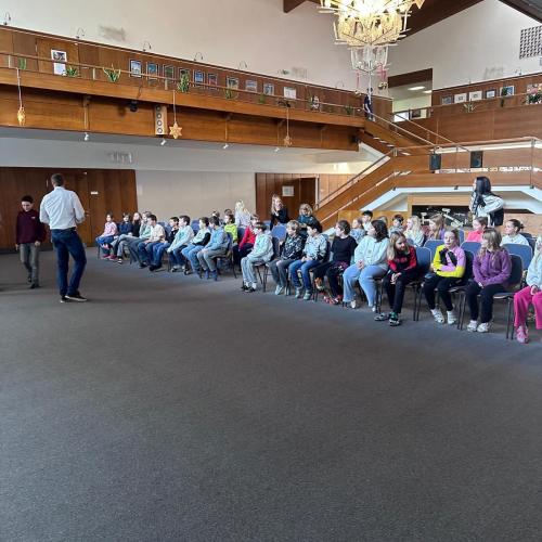 Begrüßung durch den Direktor