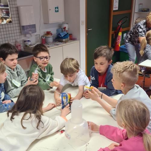 Kinder beim Workshop