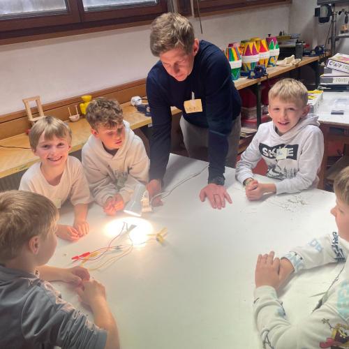 Kinder beim Workshop