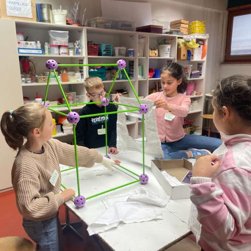 Kinder beim Workshop