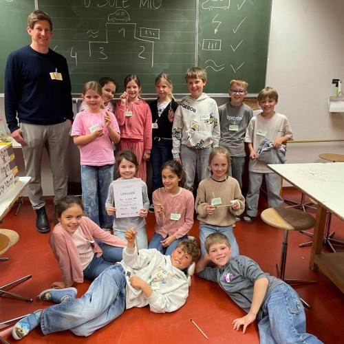Kinder beim Workshop