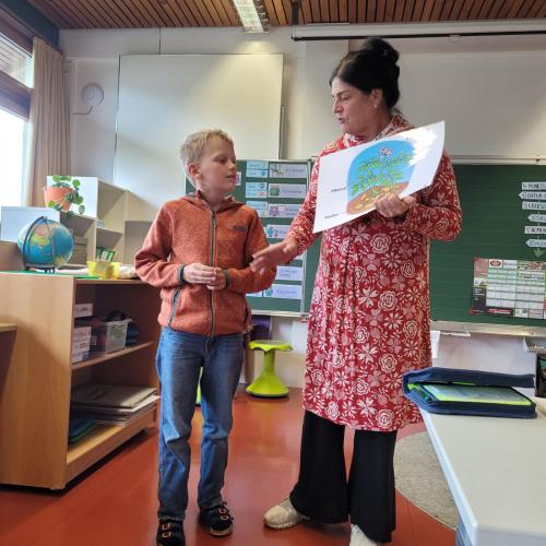Tini Rieser und Kind