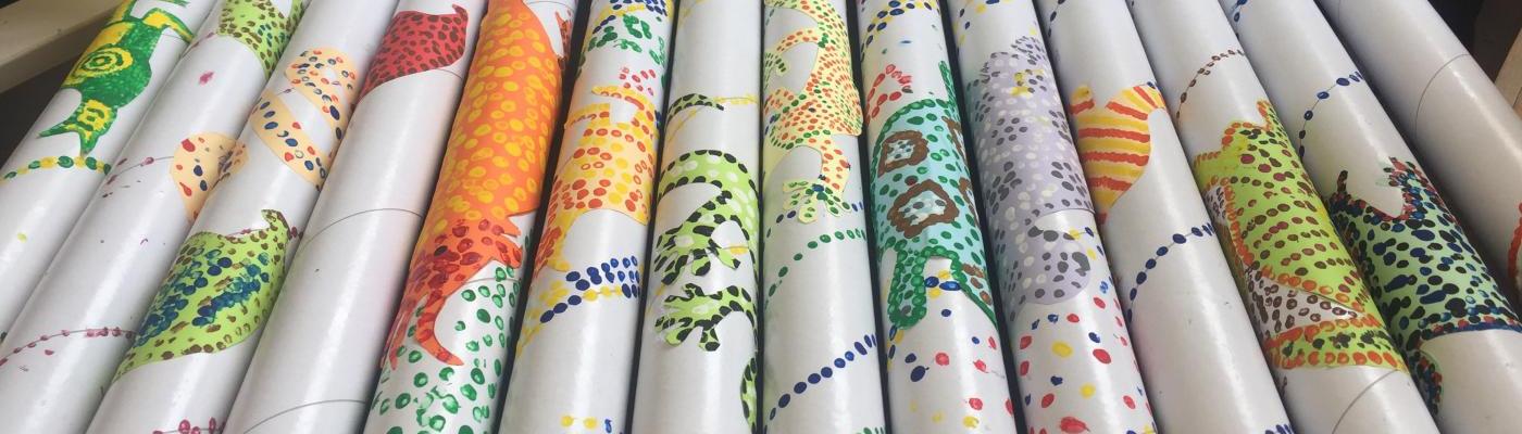 Didgeridoo bemalt