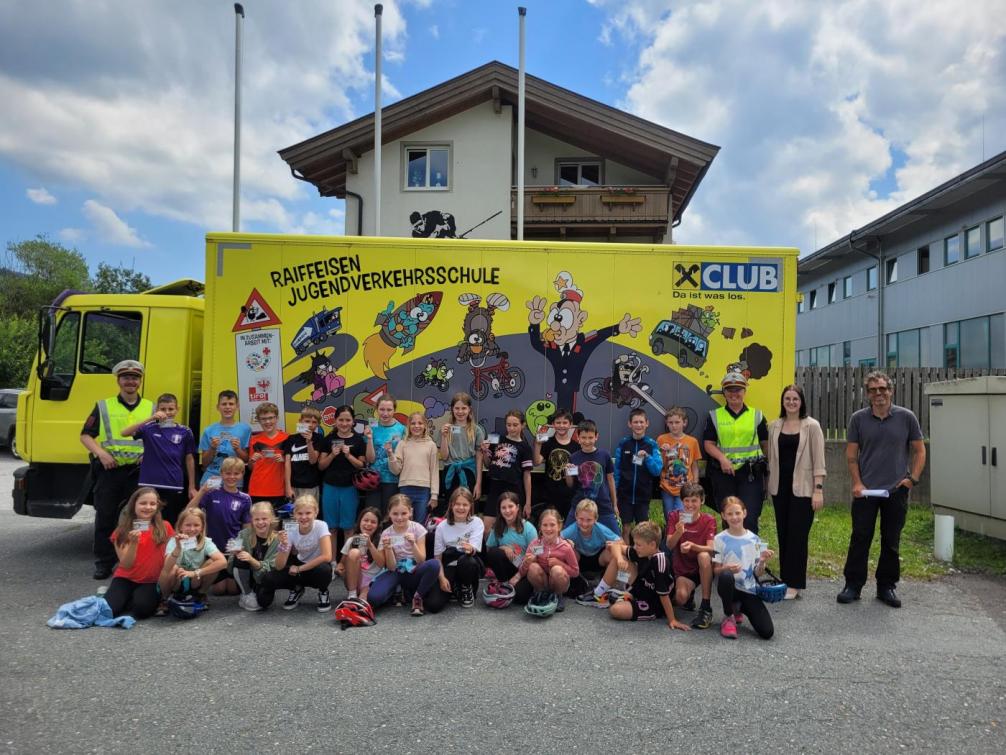 Radfahrprüfung der 4. Klassen