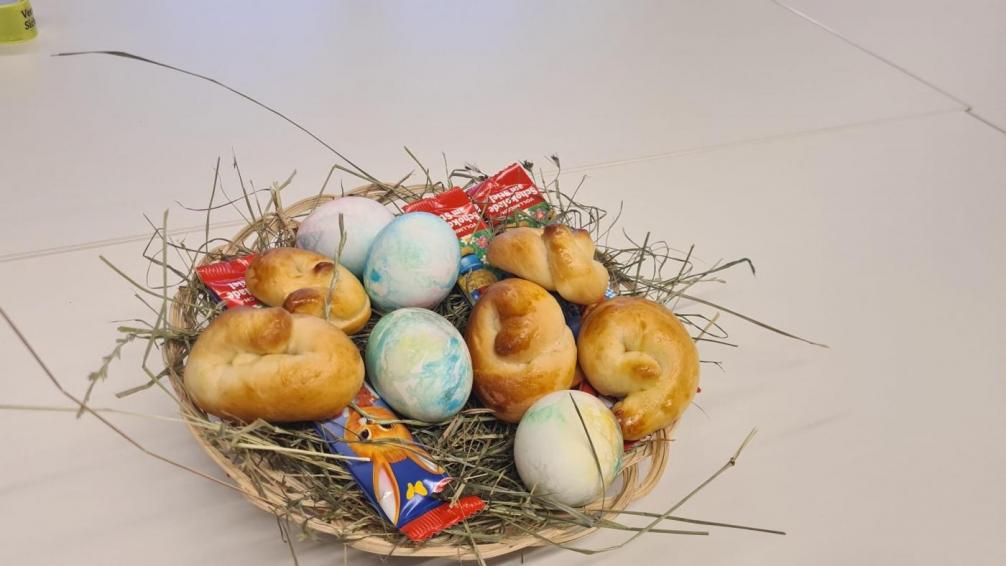 Osternest von der Kinderkrippe