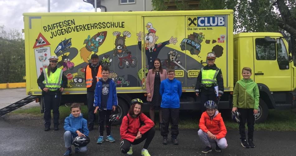 Radfahrprüfung der 4. Klassen