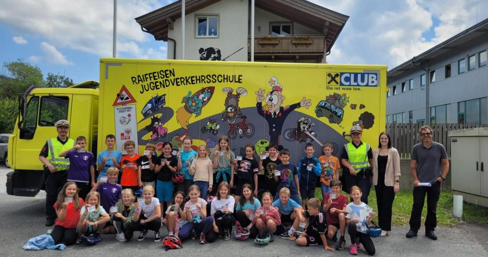 Radfahrprüfung der 4. Klassen