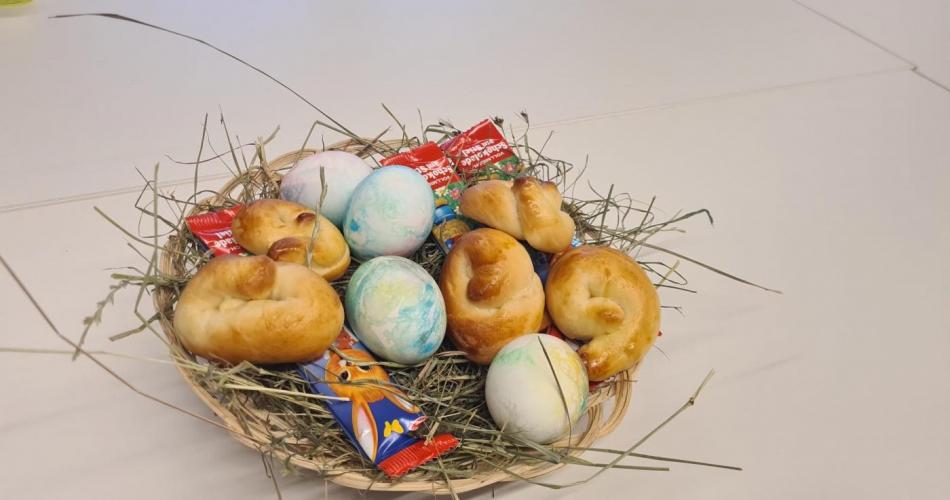 Osternest von der Kinderkrippe