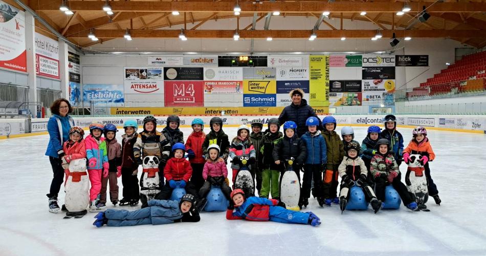 Klasse auf der Eisfläche