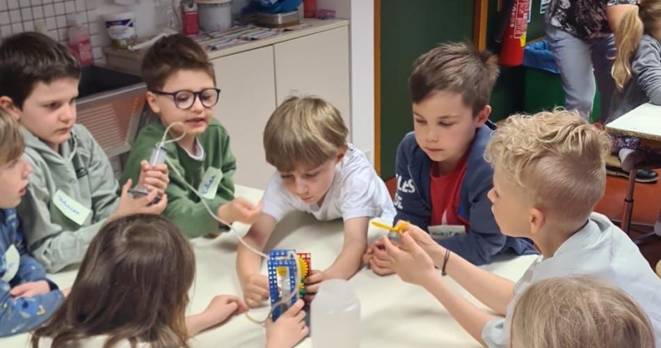 Kinder beim Workshop