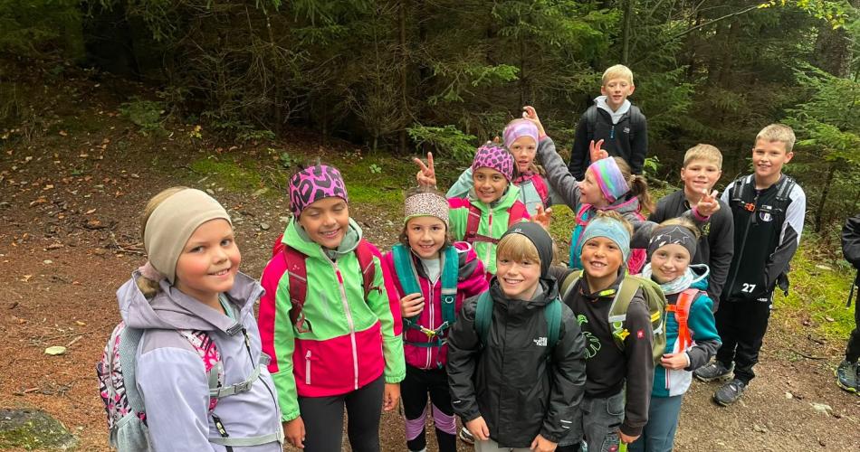 Kinder im Wald
