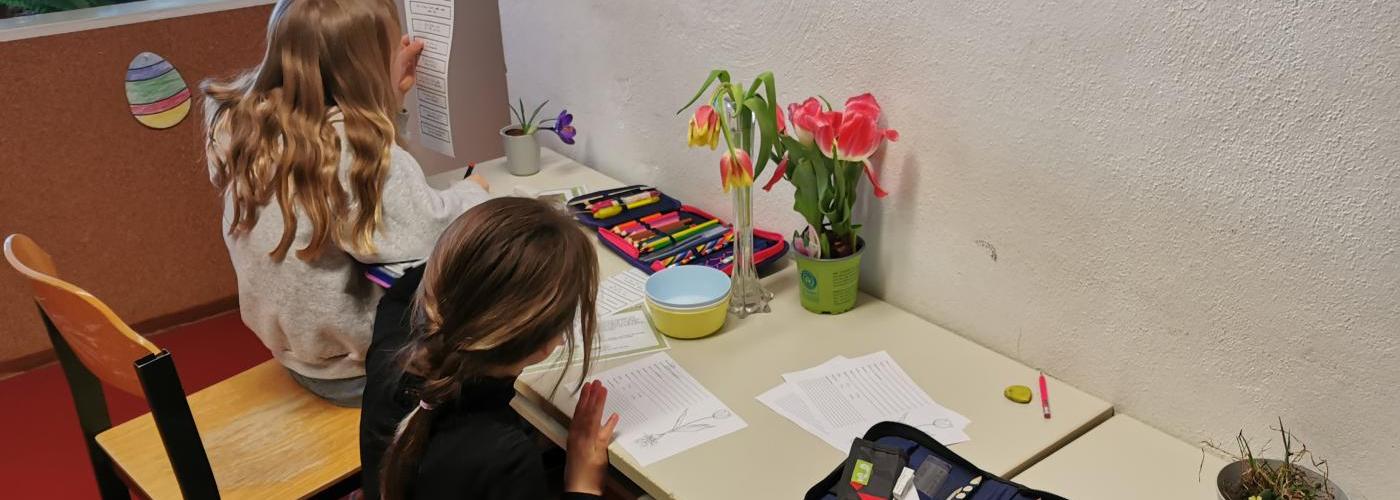 Arbeiten mit Anschauungsmaterial
